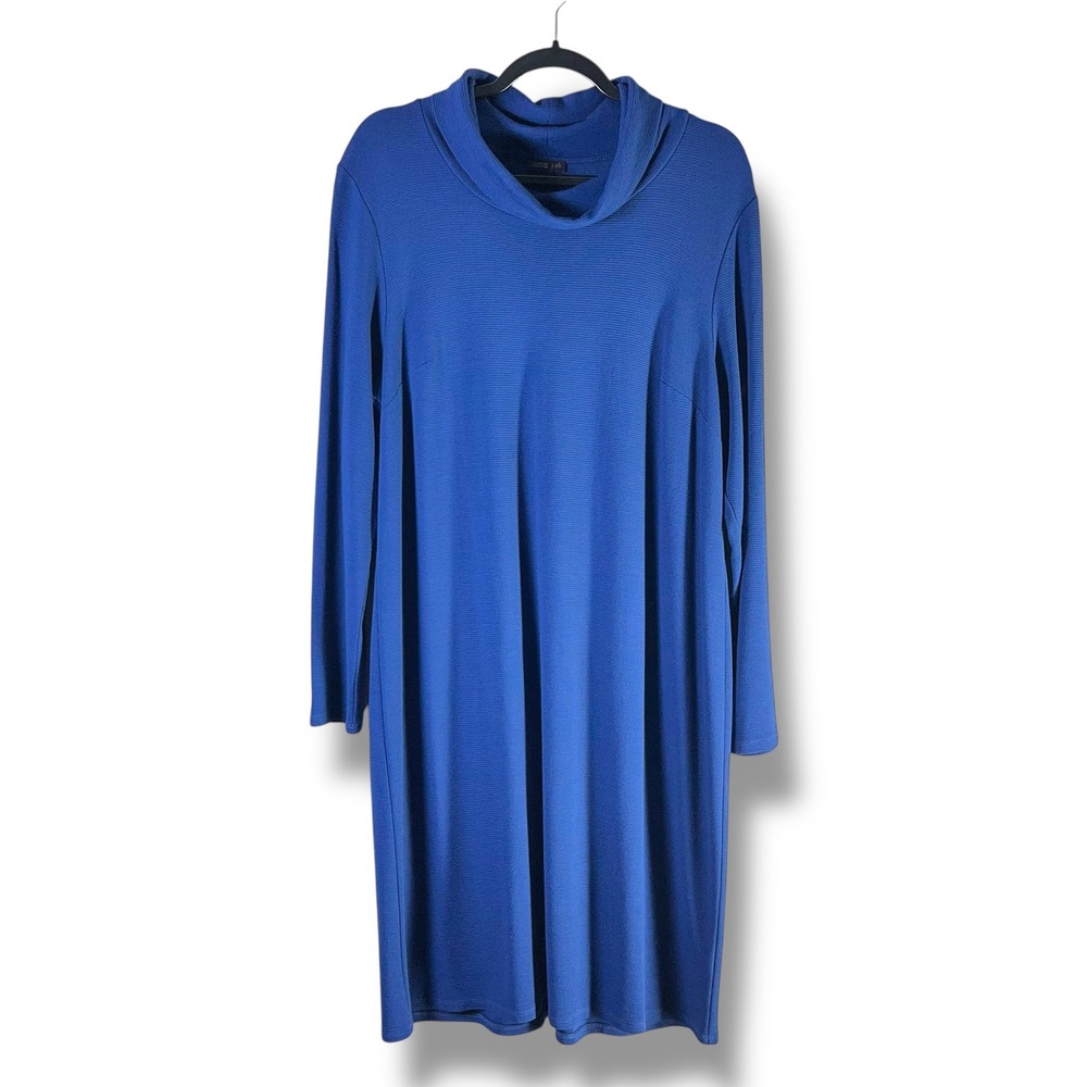 J Jill Womens Sz 1X Wearever Collection Cowl Neck Midi Dress‎ Plus Size Office